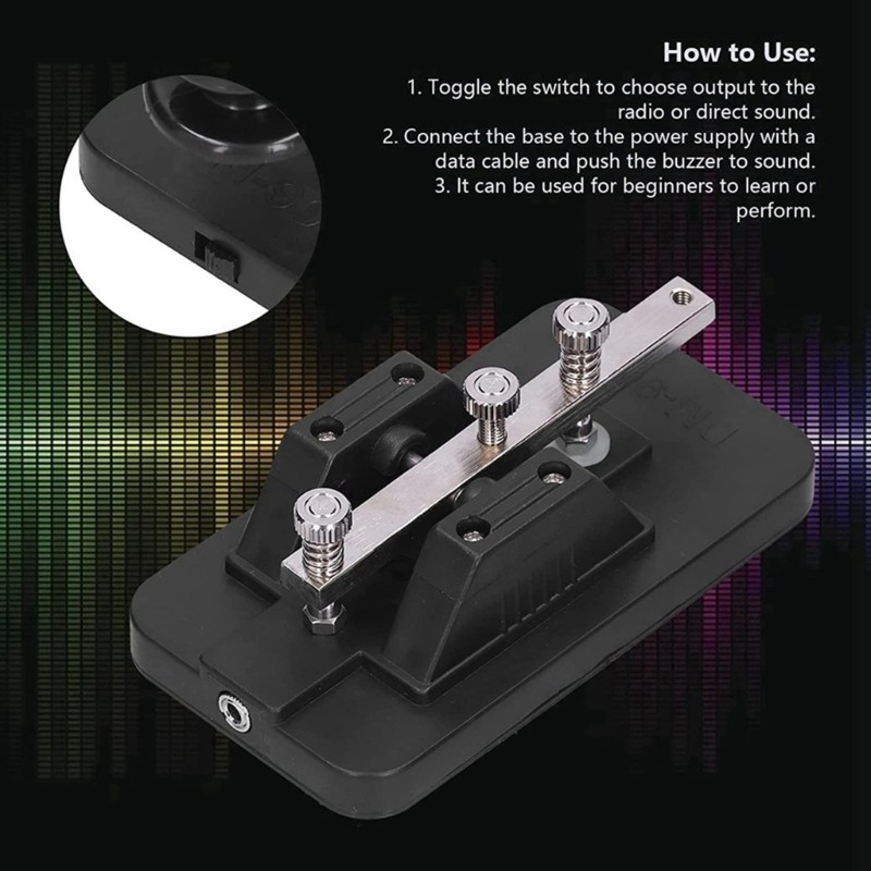 Automatic Keyer Trainer Double Channel Output for Communication Exercises