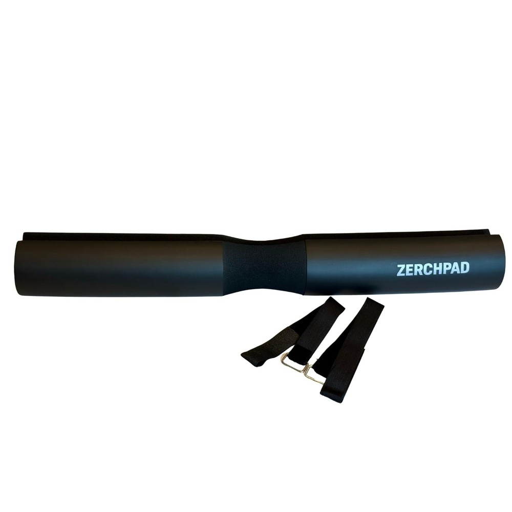 ZerchPad Barbell Pad Squat Designed Specifically for Zercher Squats Black