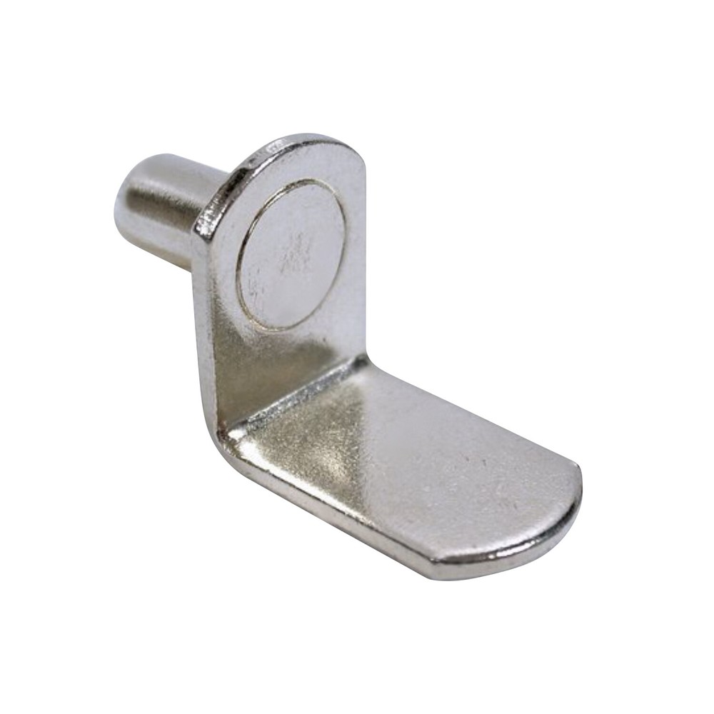 500 Pack 1/4" Diameter L-Shaped Shelf Support, Heavy Duty, Nickel