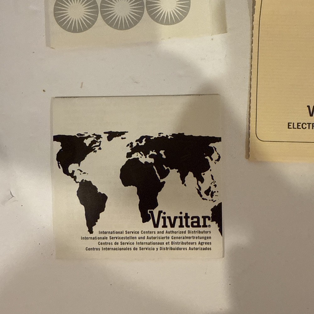 Vivitar Model 283 Electronic Flash - Automatic Thyristor Exposure Control w/ Box