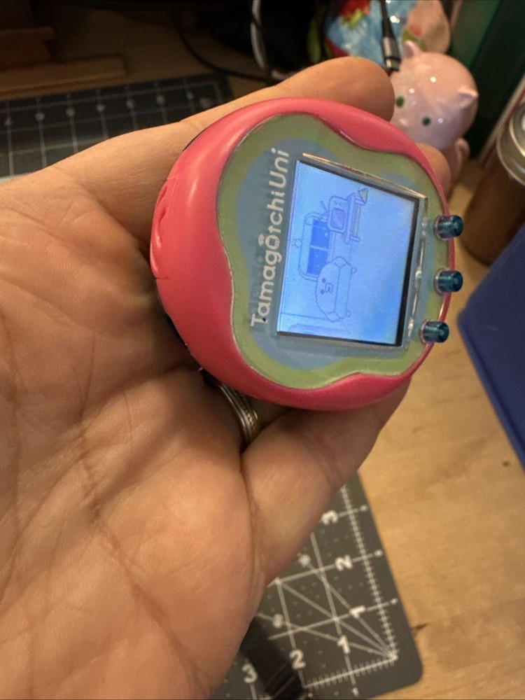 BANDAI Tamagotchi Uni Pink Works!!