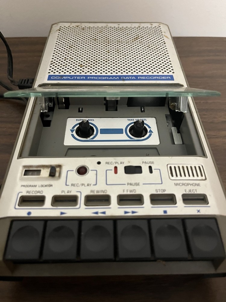 Vintage GE 3-5158A Computer Program Data Recorder Cassette Deck Tested