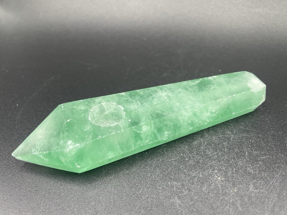 Green Fluorite Pipe 96g