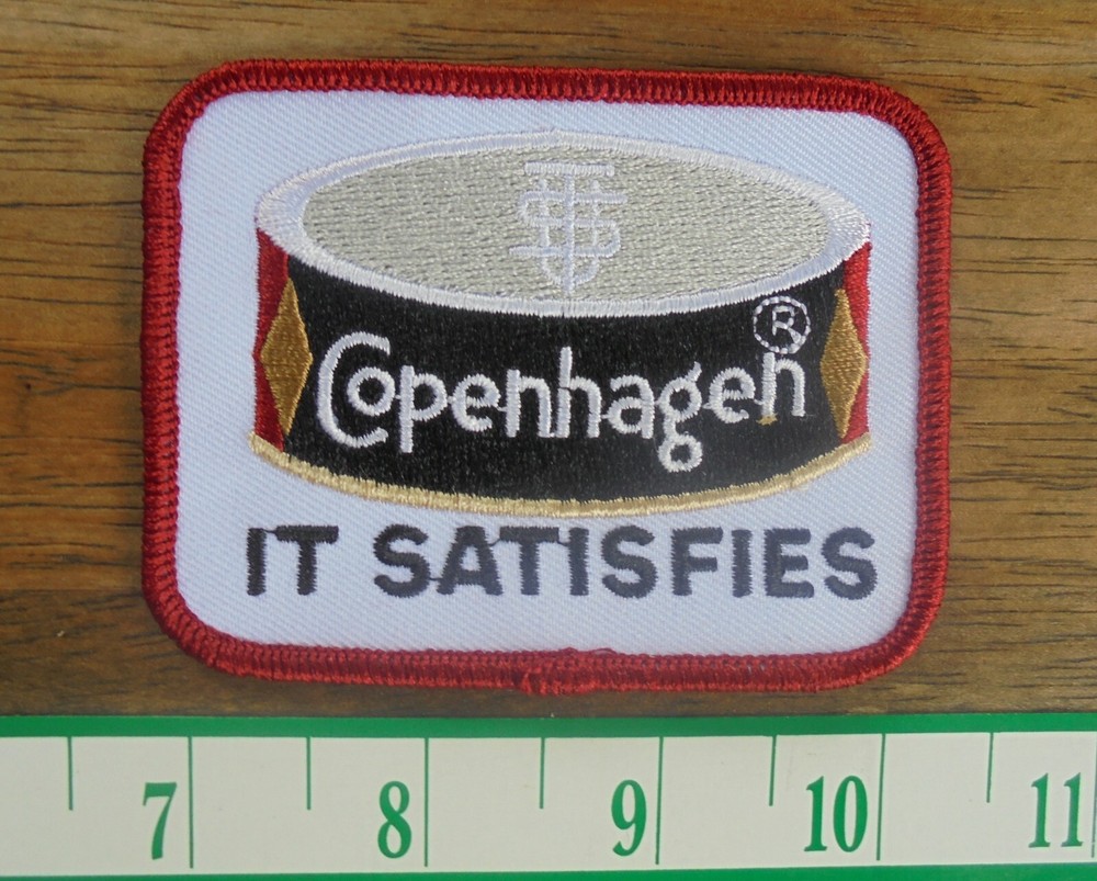 COPENHAGEN IT SATISFIES CLOTH IRON-ON PATCH