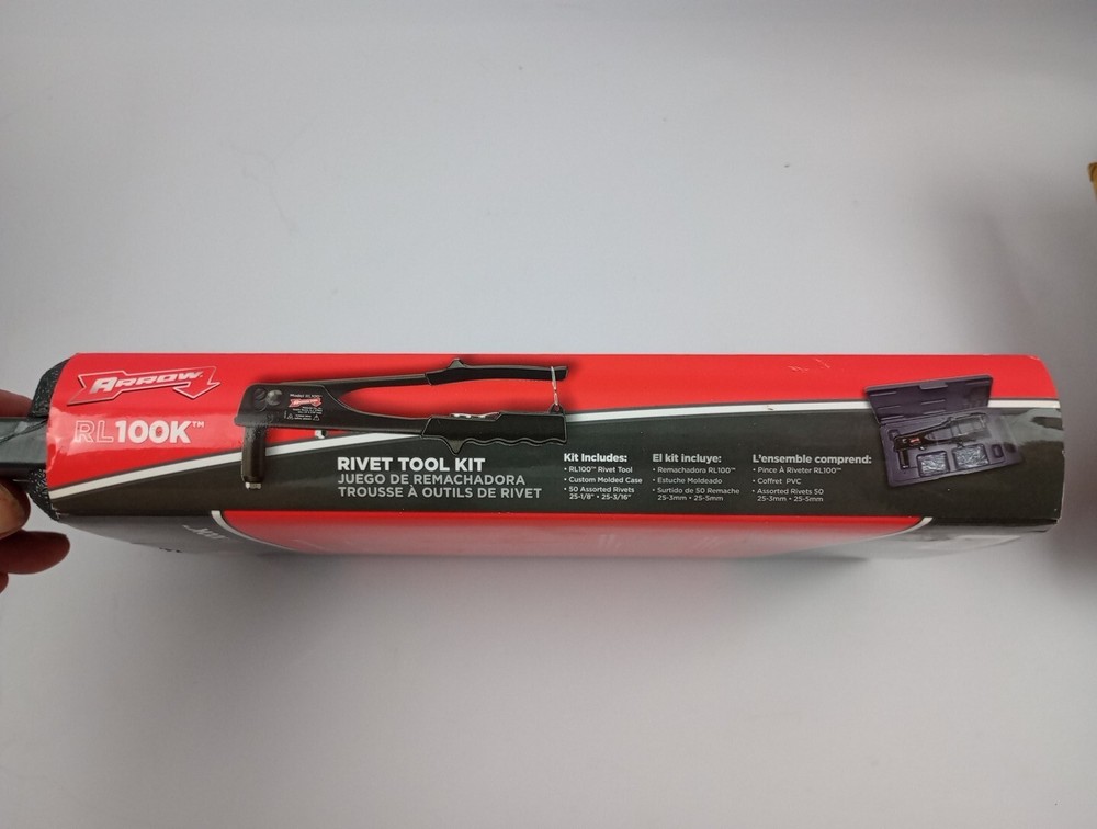 Arrow RL100K Rivet Tool Kit 1/8 & 3/16
