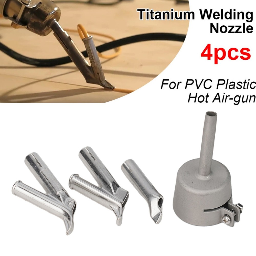 Premium Triangle Speed Welding Nozzle Set (4pcs) for Efficient Welding