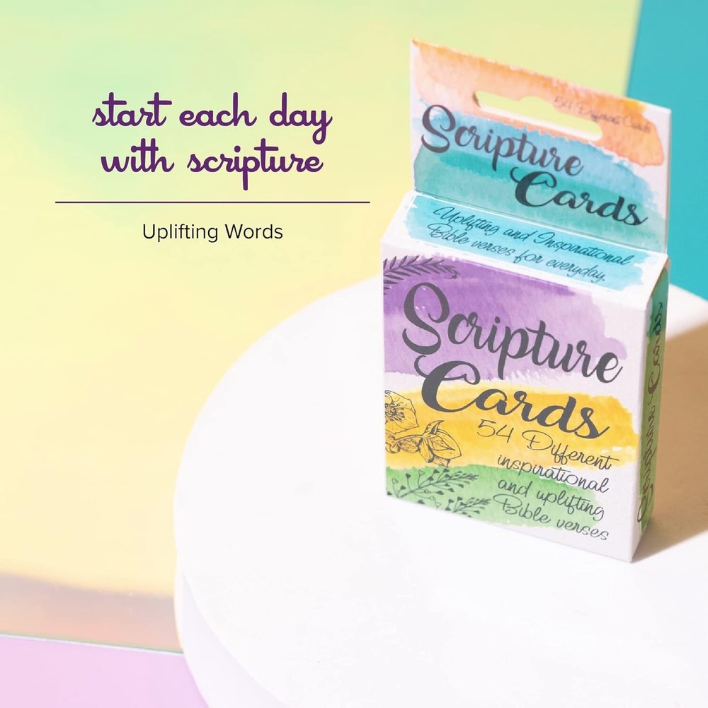 Scripture Cards - 54 Verses and Quotes From the Bible - Learn With Ease!