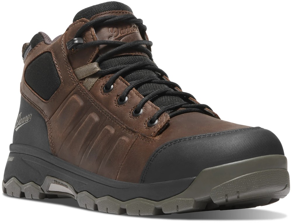 DANNER WHEAT RIDGE MEN'S BROWN/OLIVE WORK BOOTS 18500 - ALL SIZES - NEW