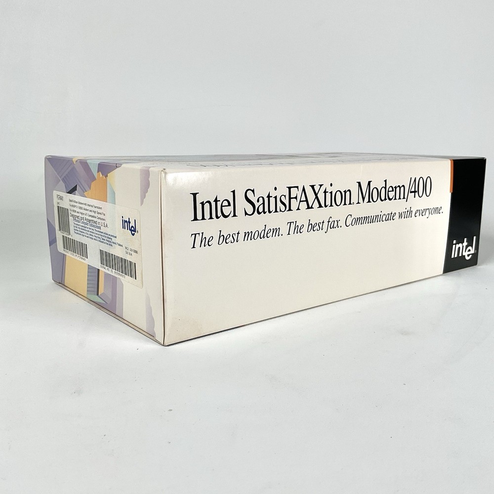 Intel SatisFAXtion Modem / 400 Internal 57,600 Bps Vintage Computing