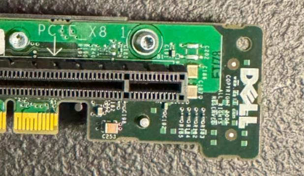 Dell 0JH879 PCI-e x8 Riser board