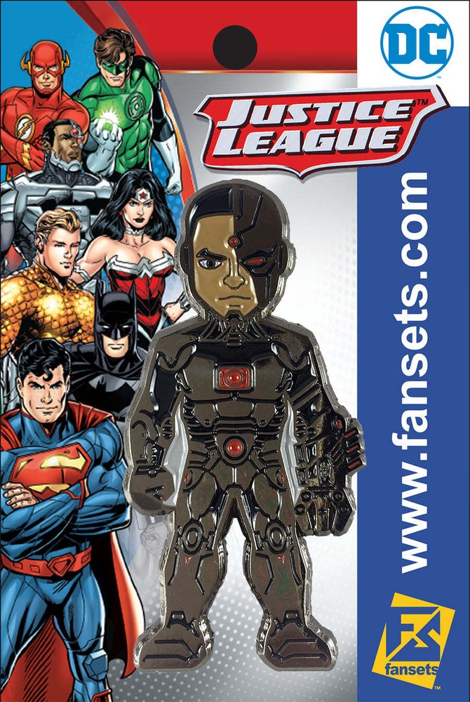 DC Comics New 52 Cyborg Licensed FanSets Pin