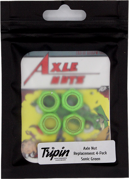 Tripin Axle Nuts Sonic Green