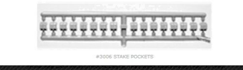Tichy Train Group HO #3006 STAKE POCKETS - More Below