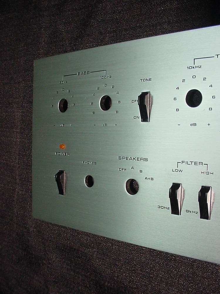 PIONEER SA-8500 STEREO AMPLIFIER FACEPLATE FRONT PANEL ***