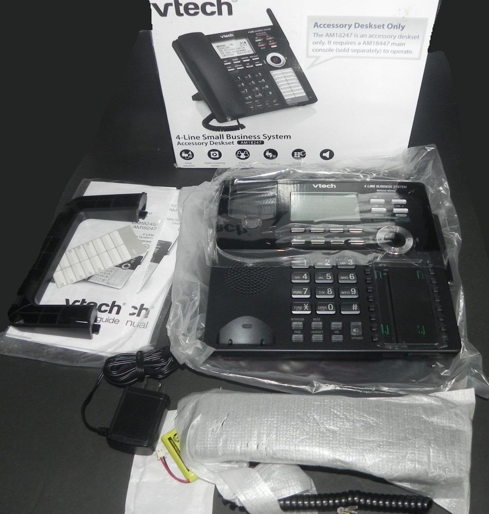 Vtech AM18247 Small Business System Accessory Deskset Requires AM18447