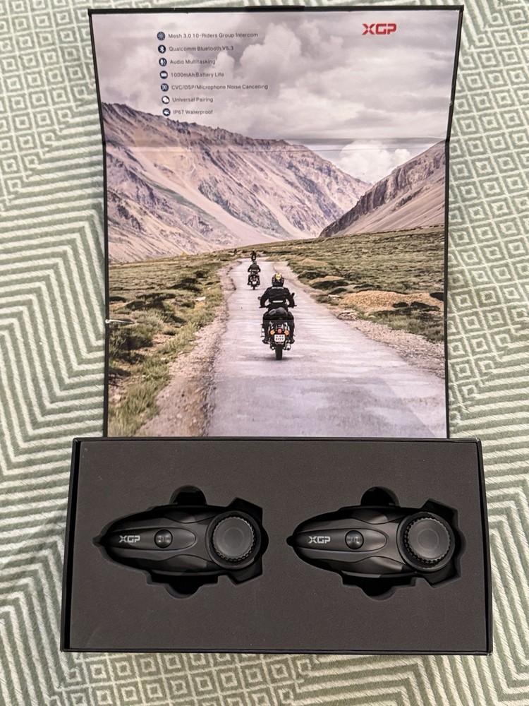 XGP X10 10 Riders Group Mesh Motorcycle Intercom