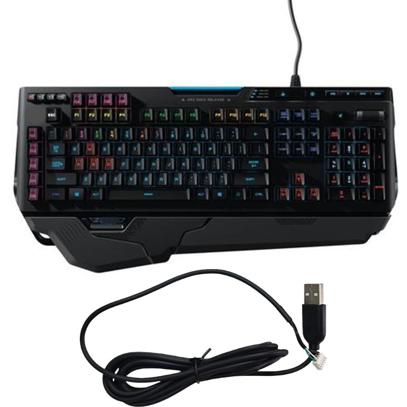 Replacement Rubber USB Cable Data Line For G910 Keyboard