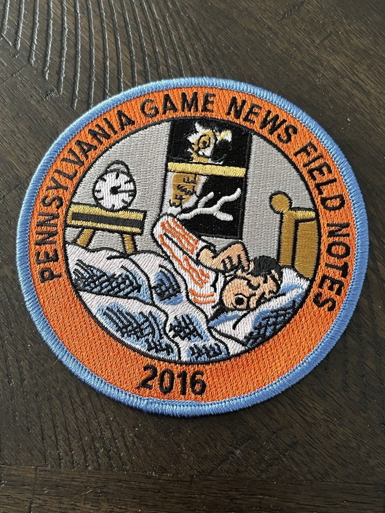 2016 PENNSYLVANIA GAME NEWS FIELD NOTES PATCH 4" DIAMETER