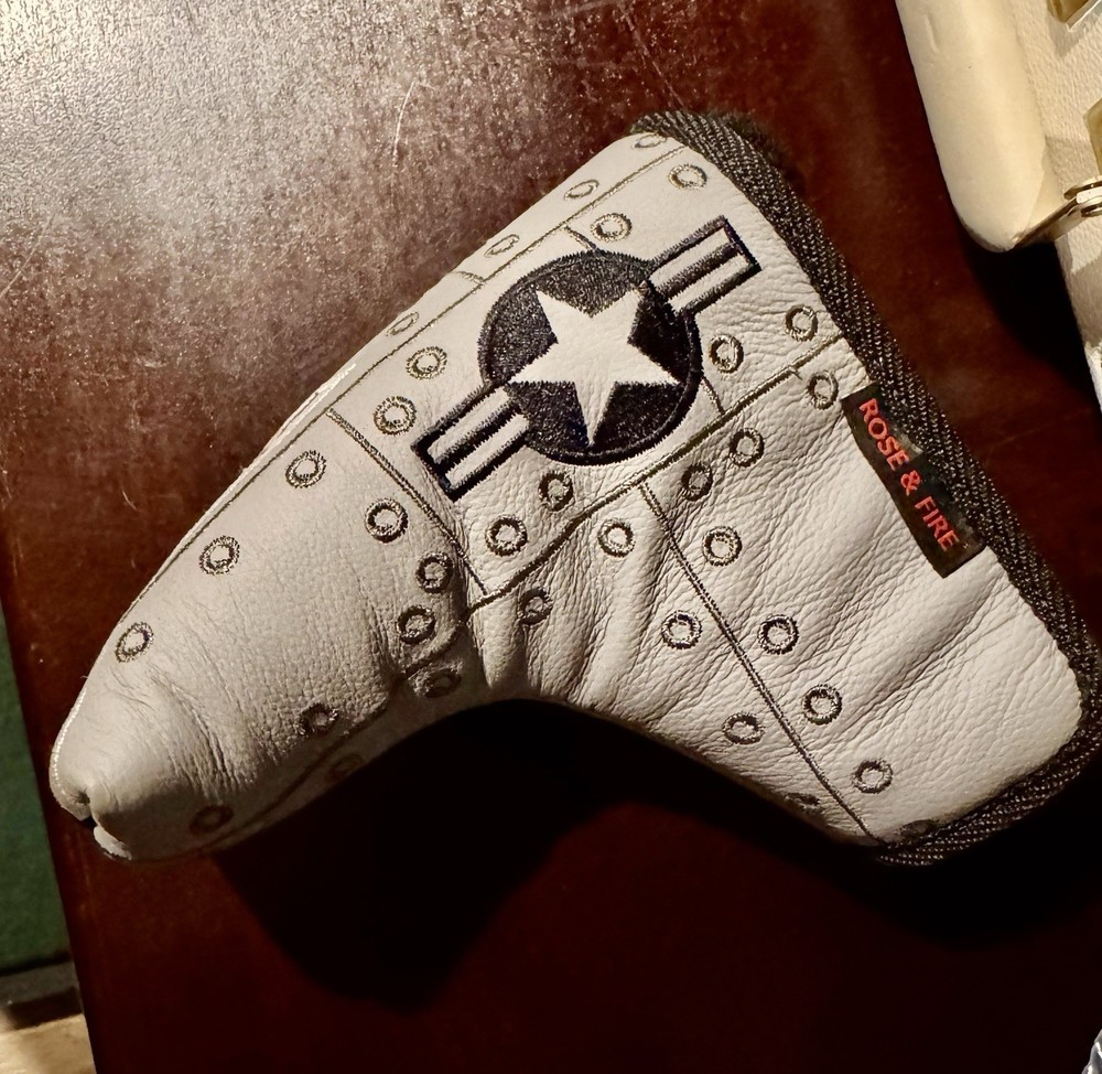 Rose And Fire Bomber Putter Headcover
