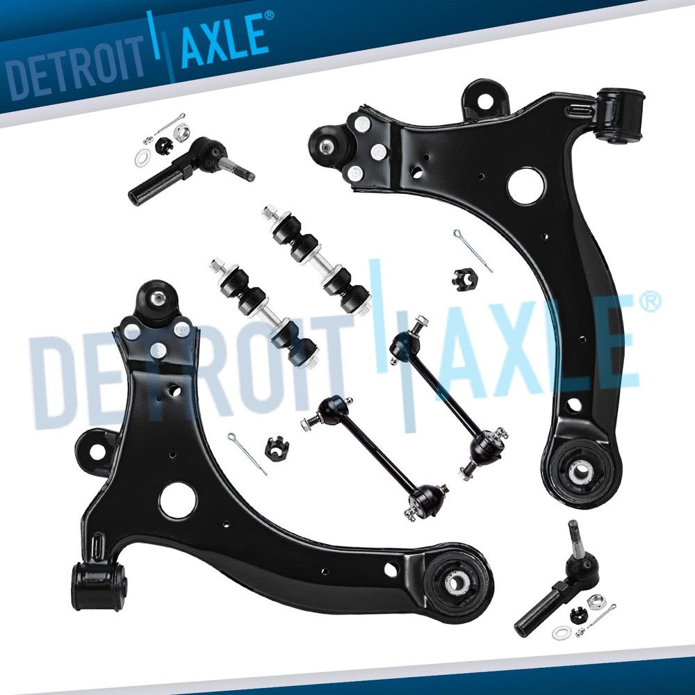 Front Lower Control Arms Tierod Sway Bar for Chevy Impala Buick Lacrosse Century
