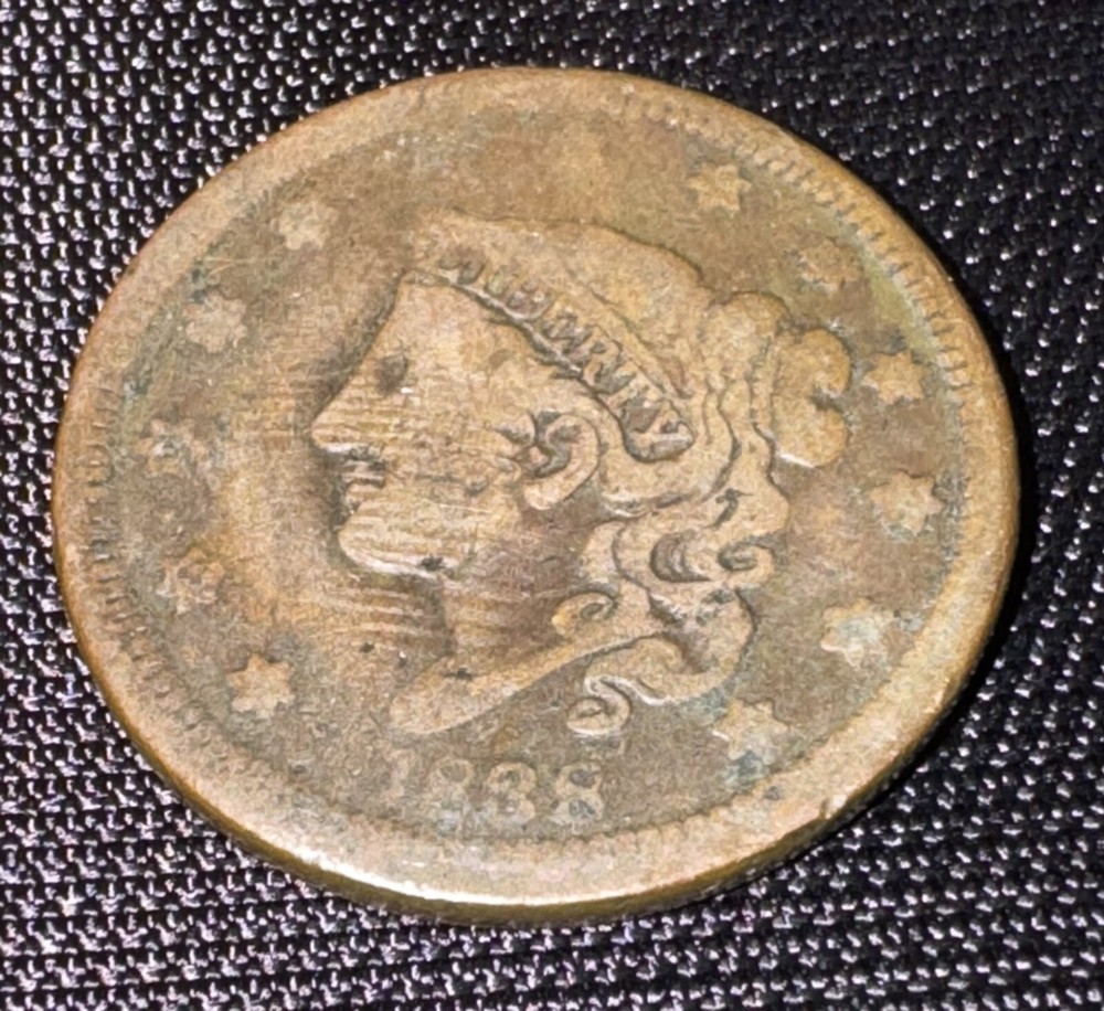 1838 Large Cent  #1110