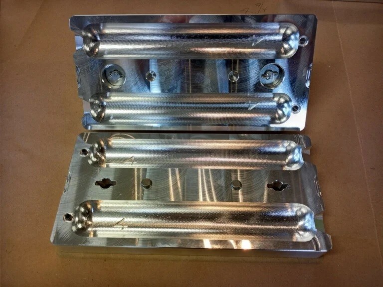 Cod Sinker / Deep Drop Weight Mold 4 LB ( 2 Cavity ) Aluminum CNC