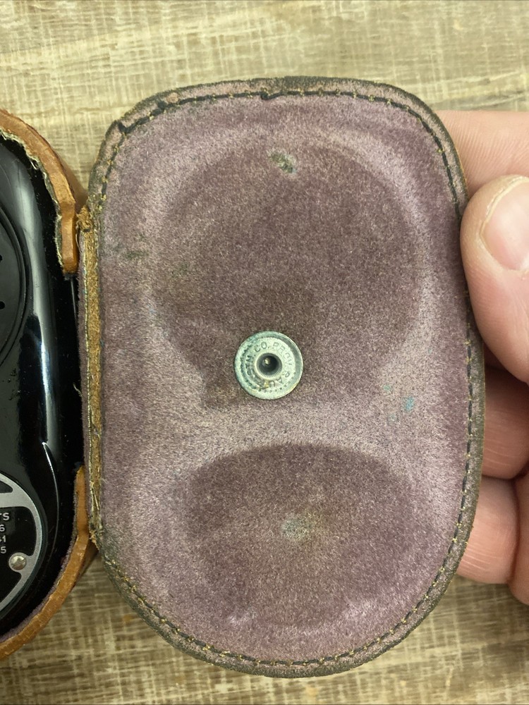Weston Master II Universal Exposure Meter Model 735 w/ Original Leather Case