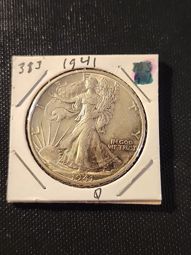 1941-D Walking Liberty Half Dollar In XF Condition