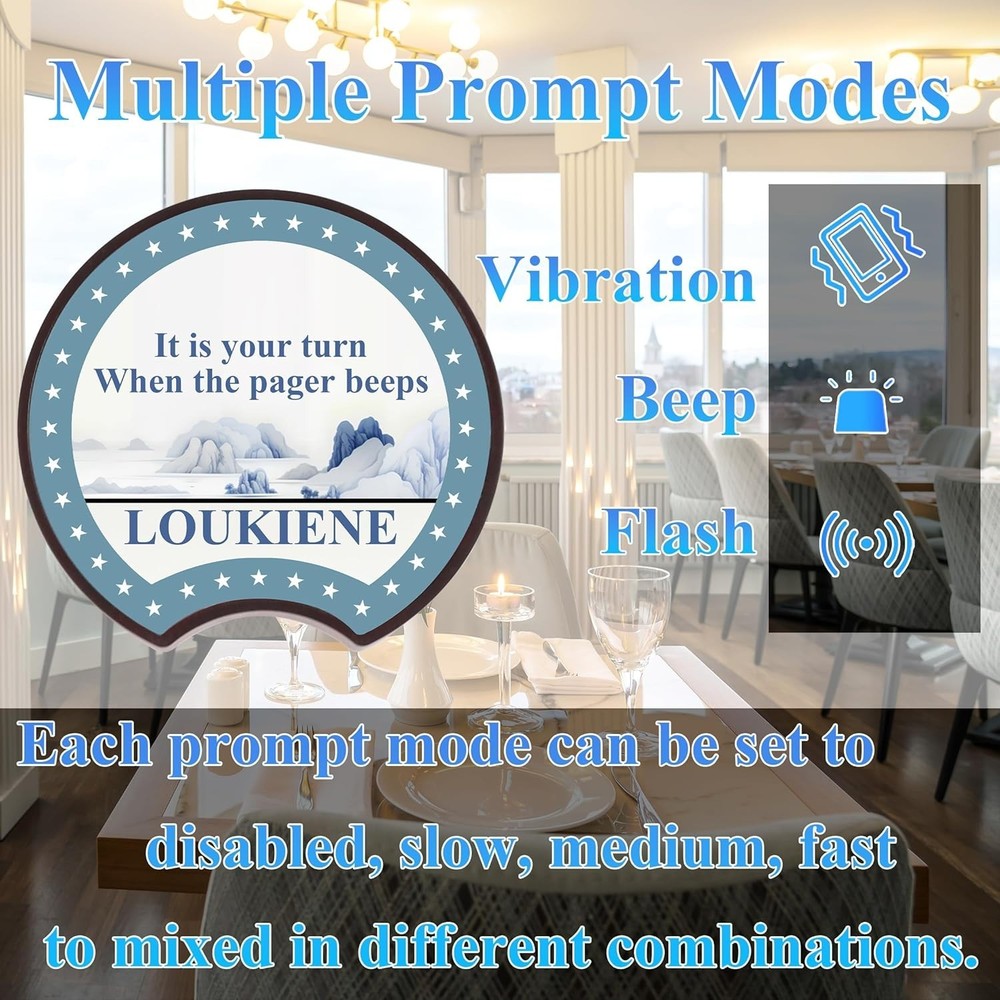 Restaurant Pager System 20-Coaster Wireless Buzzers w/ Transmitter – NIB