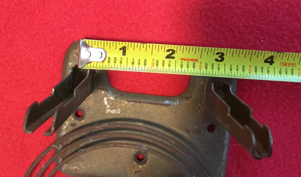 Vintage Clock mounting bracket for wall clock with gong