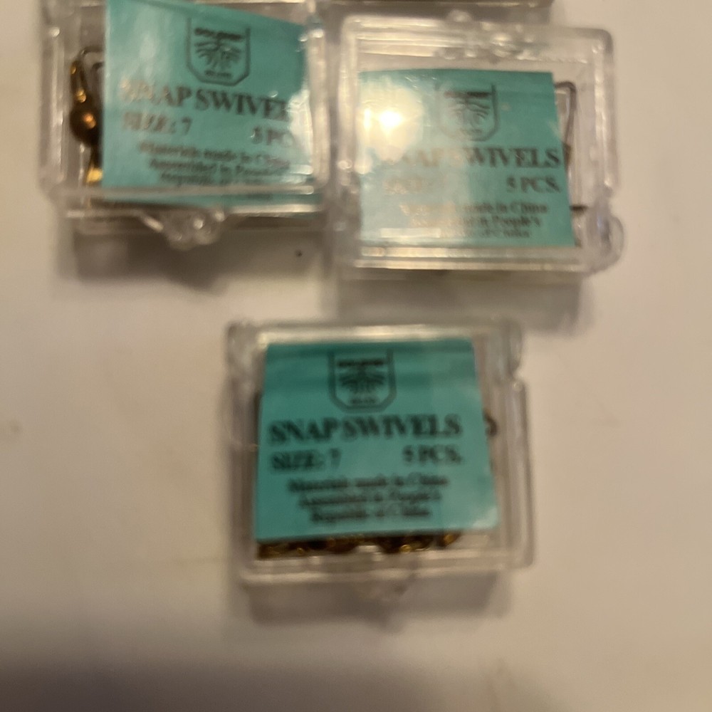 Dolphin Brass Swivel size 7( 7 PacksOf 5)