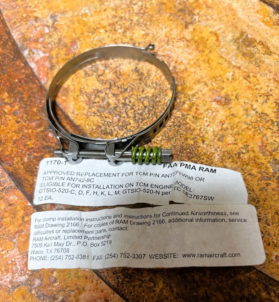 Hose Clamp AN737TW98 New