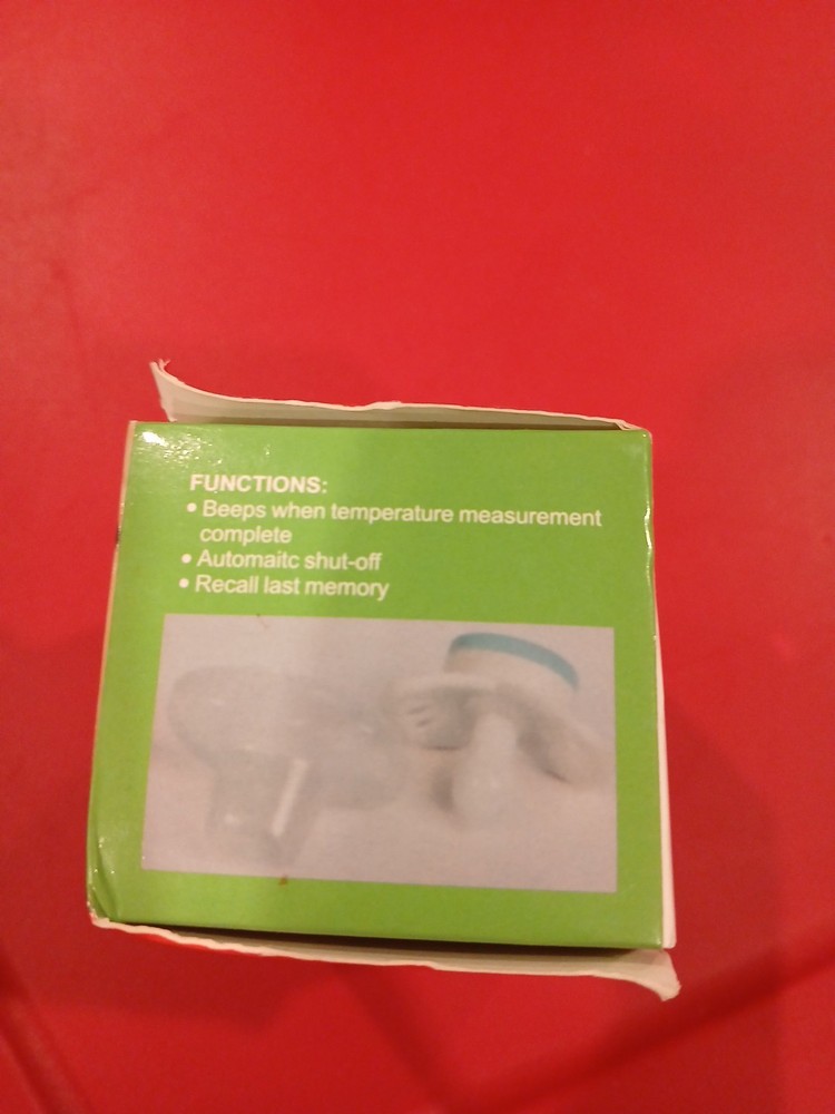 Baby Pacifier Thermometer Color Pink