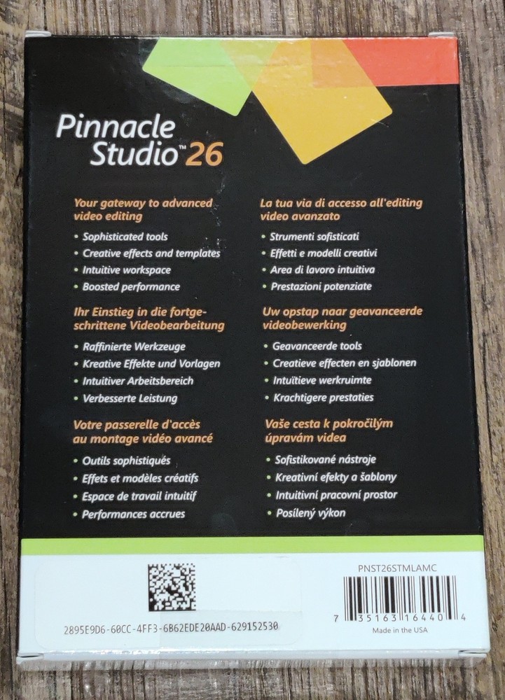 Pinnacle Studio 26 Create with inspiration Edit With Pinnacle Software