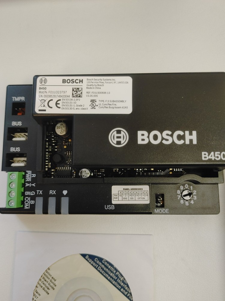 Bosch B450 Conettix Plug-in Communicator Interface OPEN BOX, UNUSED