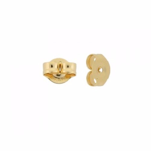 14K YELLOW GOLD HEART SHAPE STUD EARRING