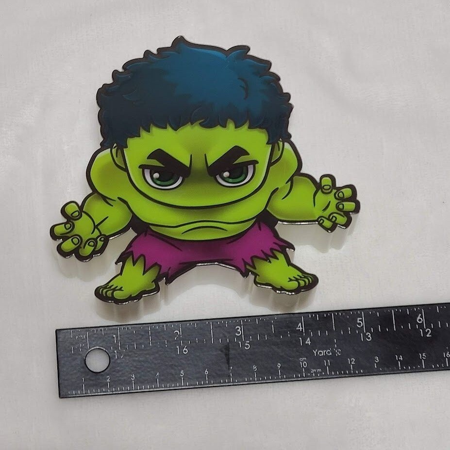 Marvel Avengers 3DLightFX 3D Hulk Mini Cartoon LED Cordless Night Light Decor