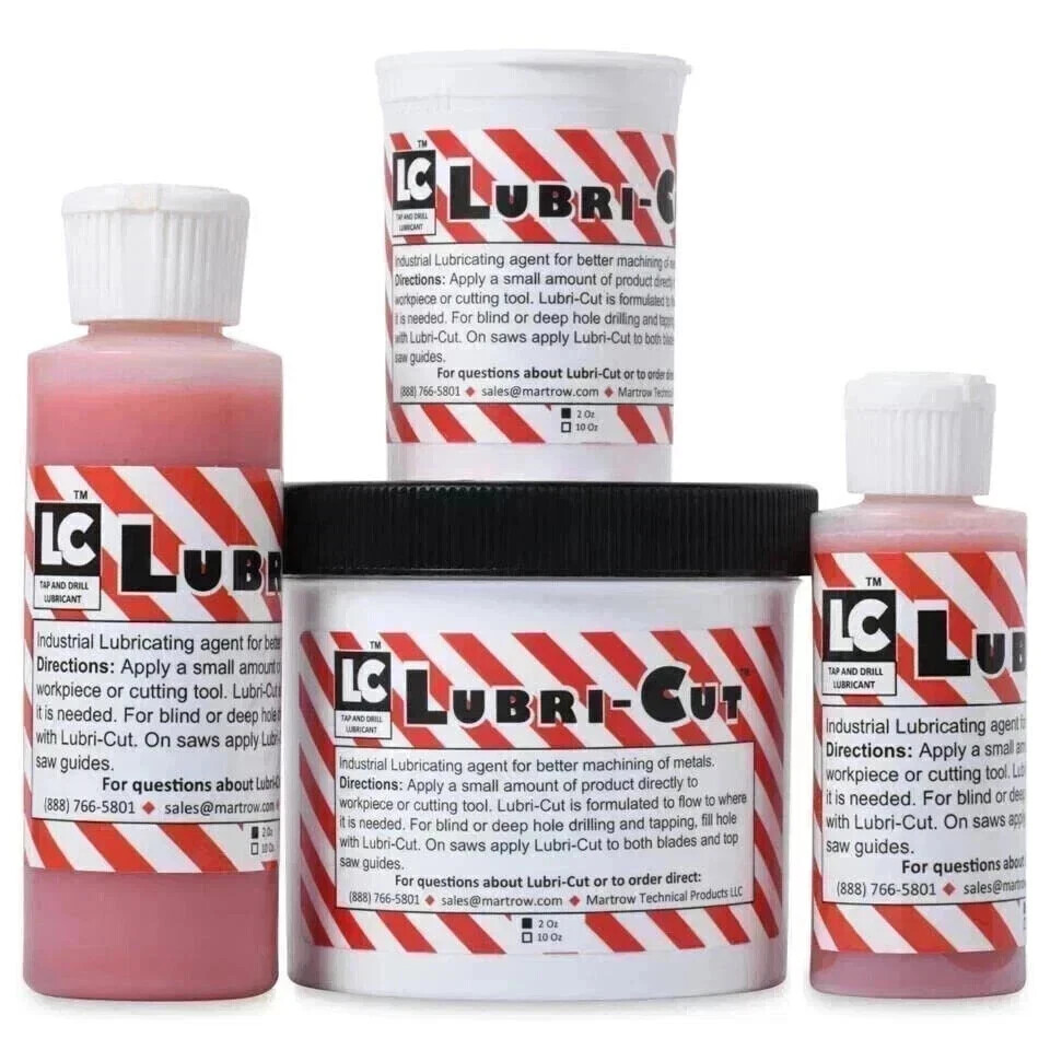 2-Pack Lubricut Beeswax Lubricant 2 oz – No-Drip Paste for Drill Bits, Taps & Me