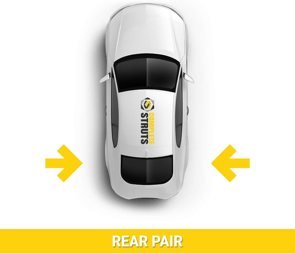 COMPLETESTRUTS - Rear Quick Complete Strut Assemblies with Coil Springs Replacem