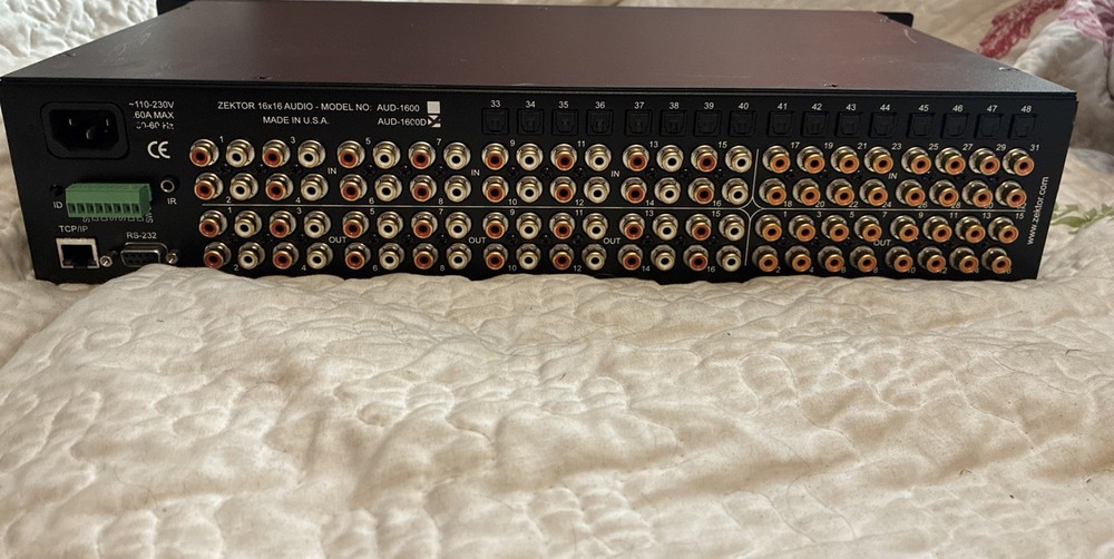 Zektor PROAUDIO16 DSP AUDIO MATRIX AUD-1600D
