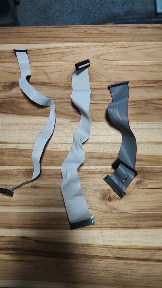 Computer Ribbon Cable Set Of 3