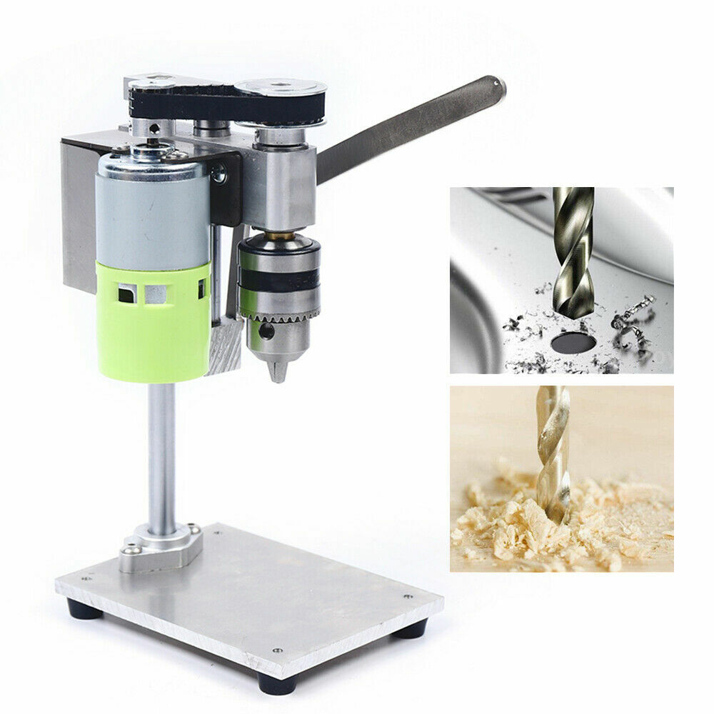 Mini Tabletop Drill Press Bench Small electric Drilling Machine 2 speed 110V