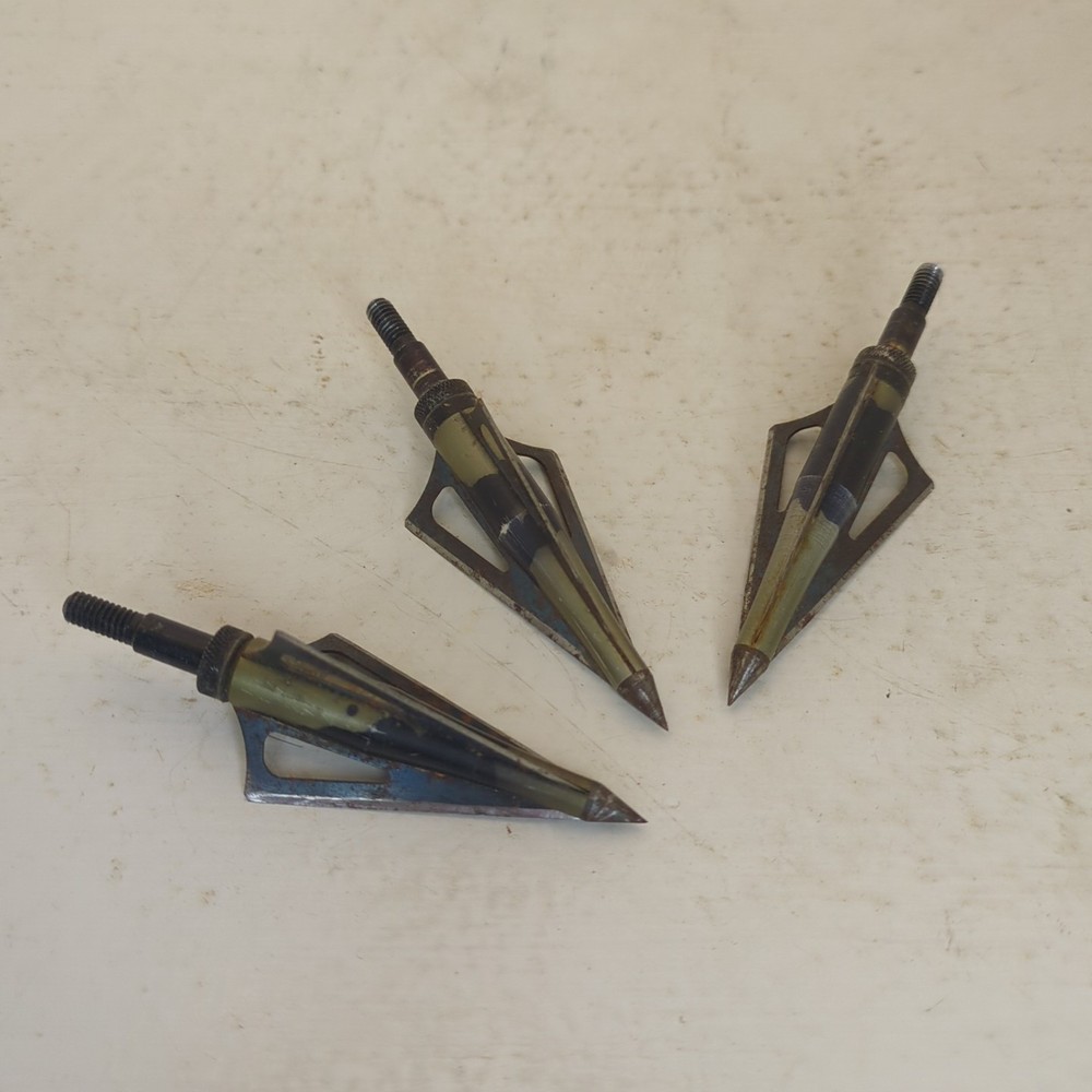 Used 3-Blade Fixed-Blade Broadheads