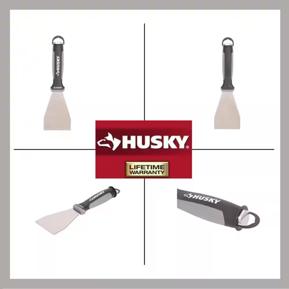 3 In. Flat Extendable Scraper with Stainless Steel Blade