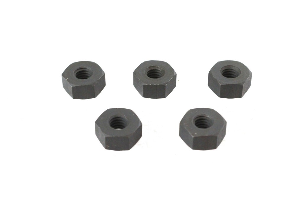 Parkerized Hex Nuts 1/4 inch-24 fits Harley Davidson