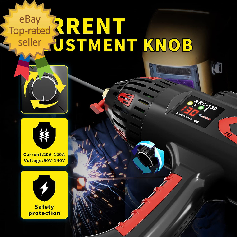 Welding Machine Handheld 110V 130Amp Portable ARC Welder Hand Held WelderMachine