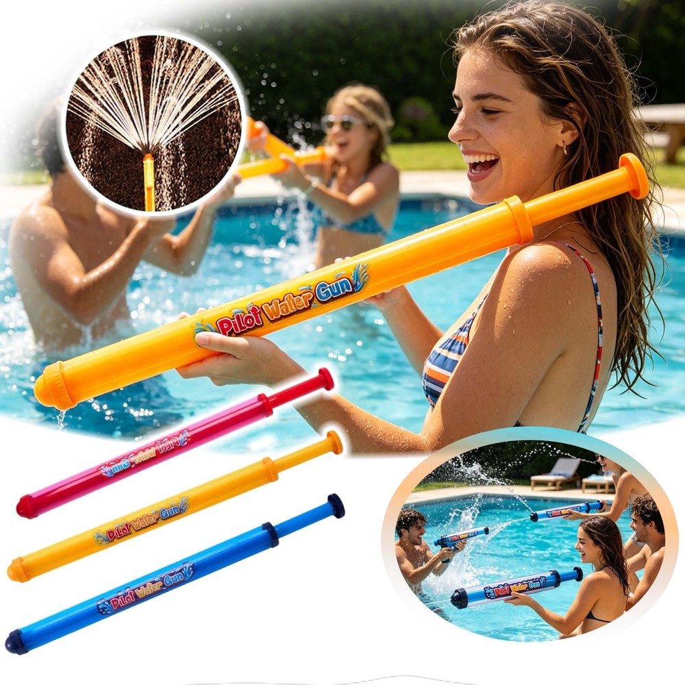 Pull-Type Water Blaster, Multi-Spray Shooter for Summer Pool Parties & Outdoor