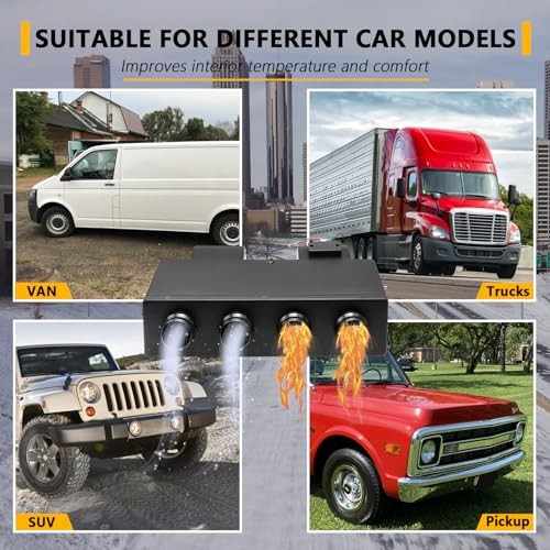 A/C Air Conditioning Evaporator,12V Universal Underdash Auxiliary Heating &