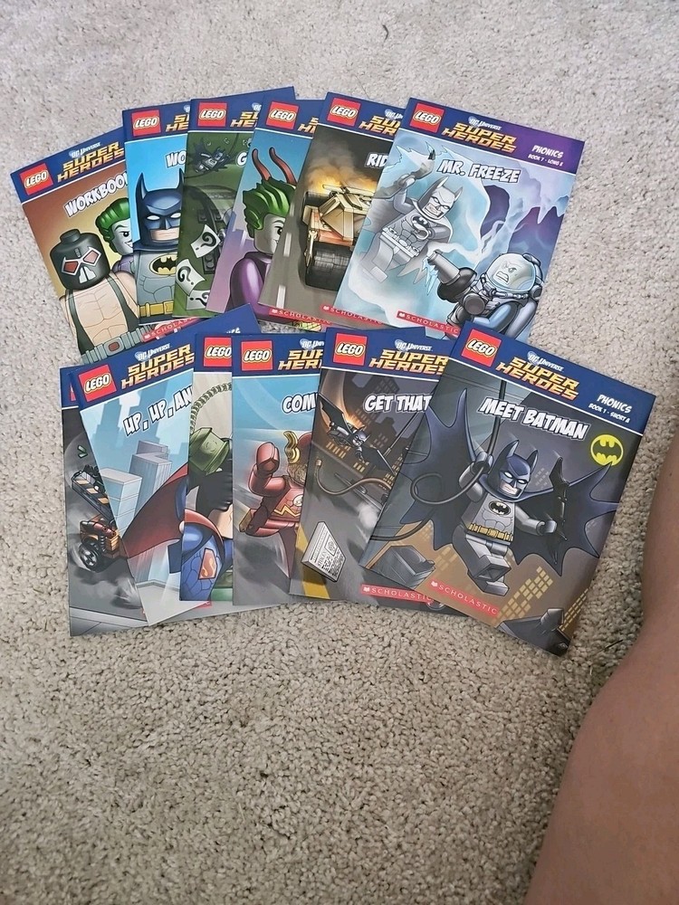 SpongeBob & Lego DC Phonics Reading Program-24 books