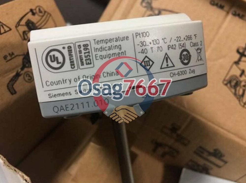 1PCS SIEMENS QAE2111.010 Immersion Temperature Sensor NEW